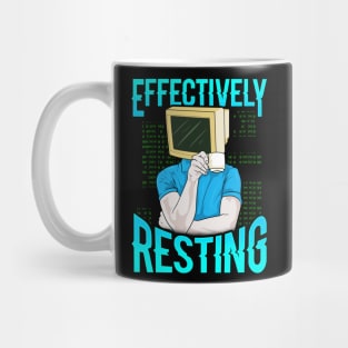 Effectively Resting | Funny Coding Gifts Computer Programmer Mug